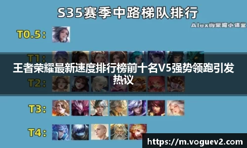 王者荣耀最新速度排行榜前十名V5强势领跑引发热议